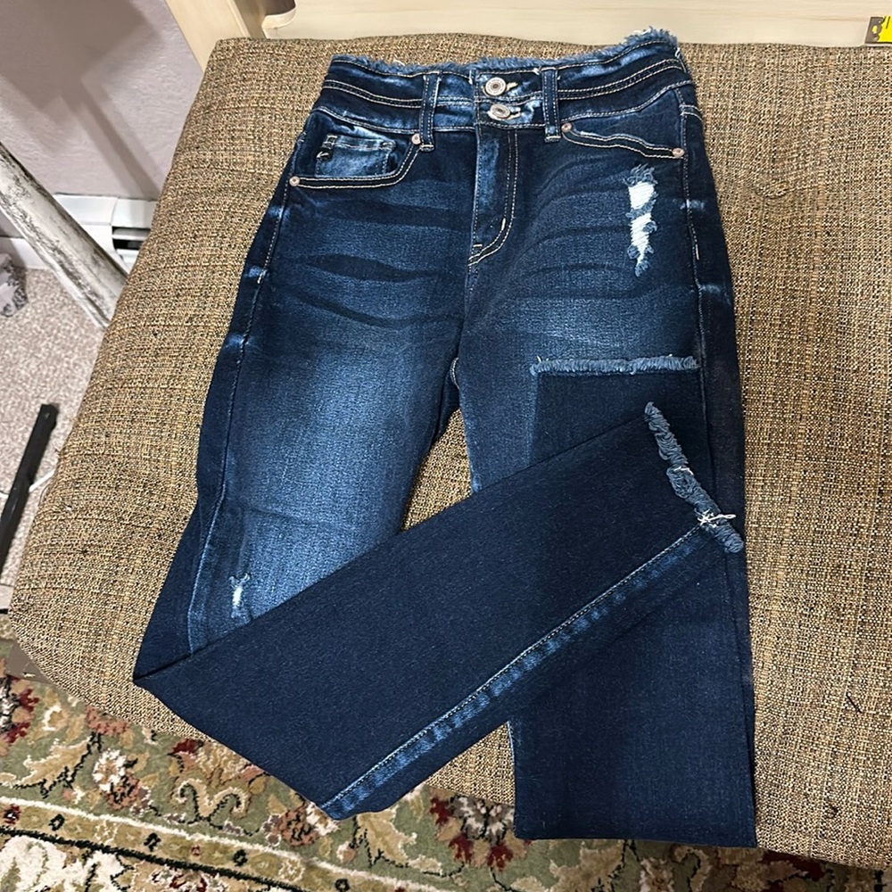 Kancan dark high rise skinny jeans- 24/1